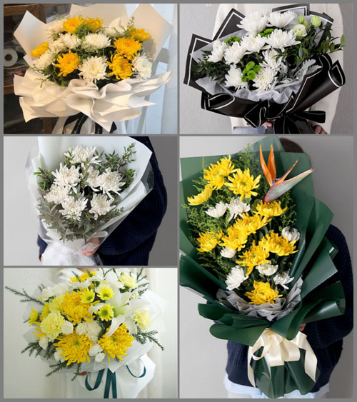 江西上饶德兴市张村乡白事花束代送